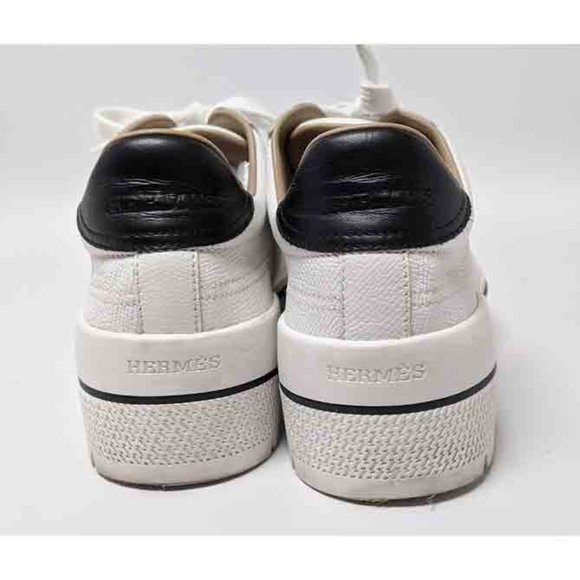 HermÃ¨s Shoes | Hermes White Voltage Platform Sneakers | Poshmark